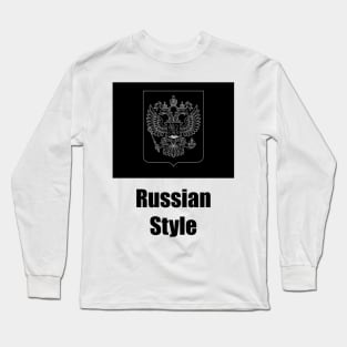 Russian style Long Sleeve T-Shirt